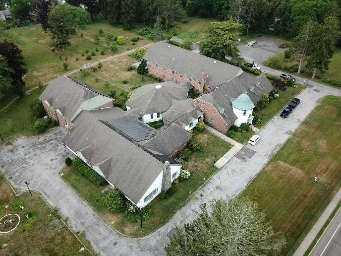 New library aerial view