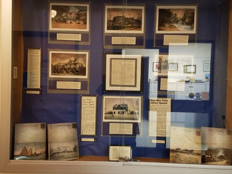 November Display: History of the Library buildings.