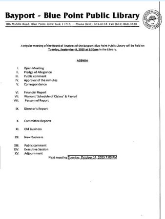 September Board Packet 2025